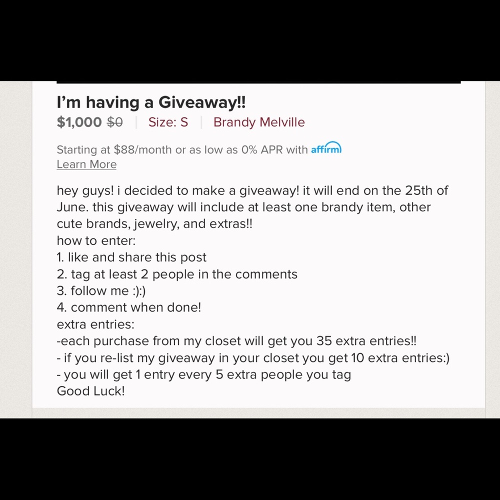 giveaway repost!! - Picture 2 of 2